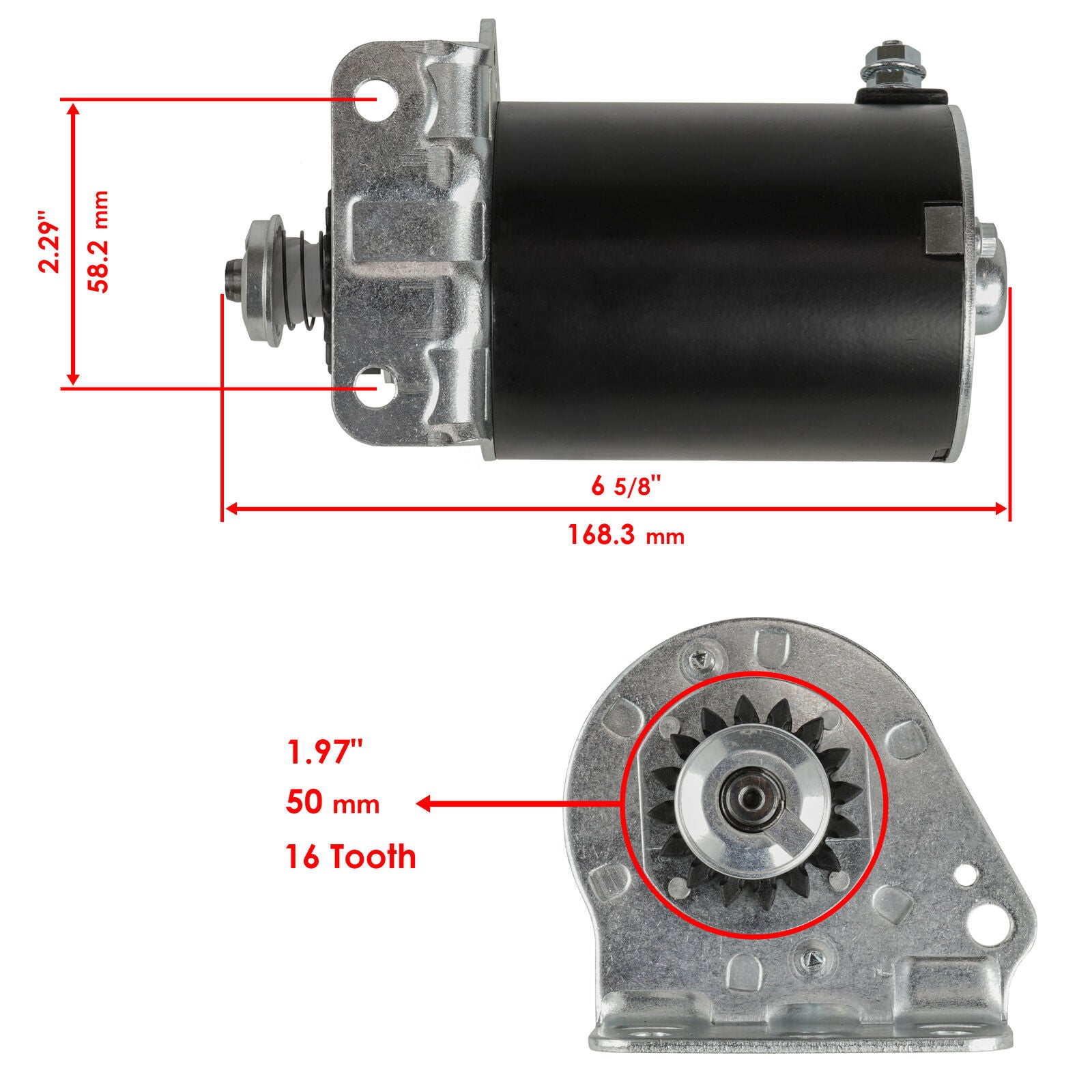 NEW Starter for Cub Cadet 22 HP 22HP for Briggs and Stratton RZT22 2004