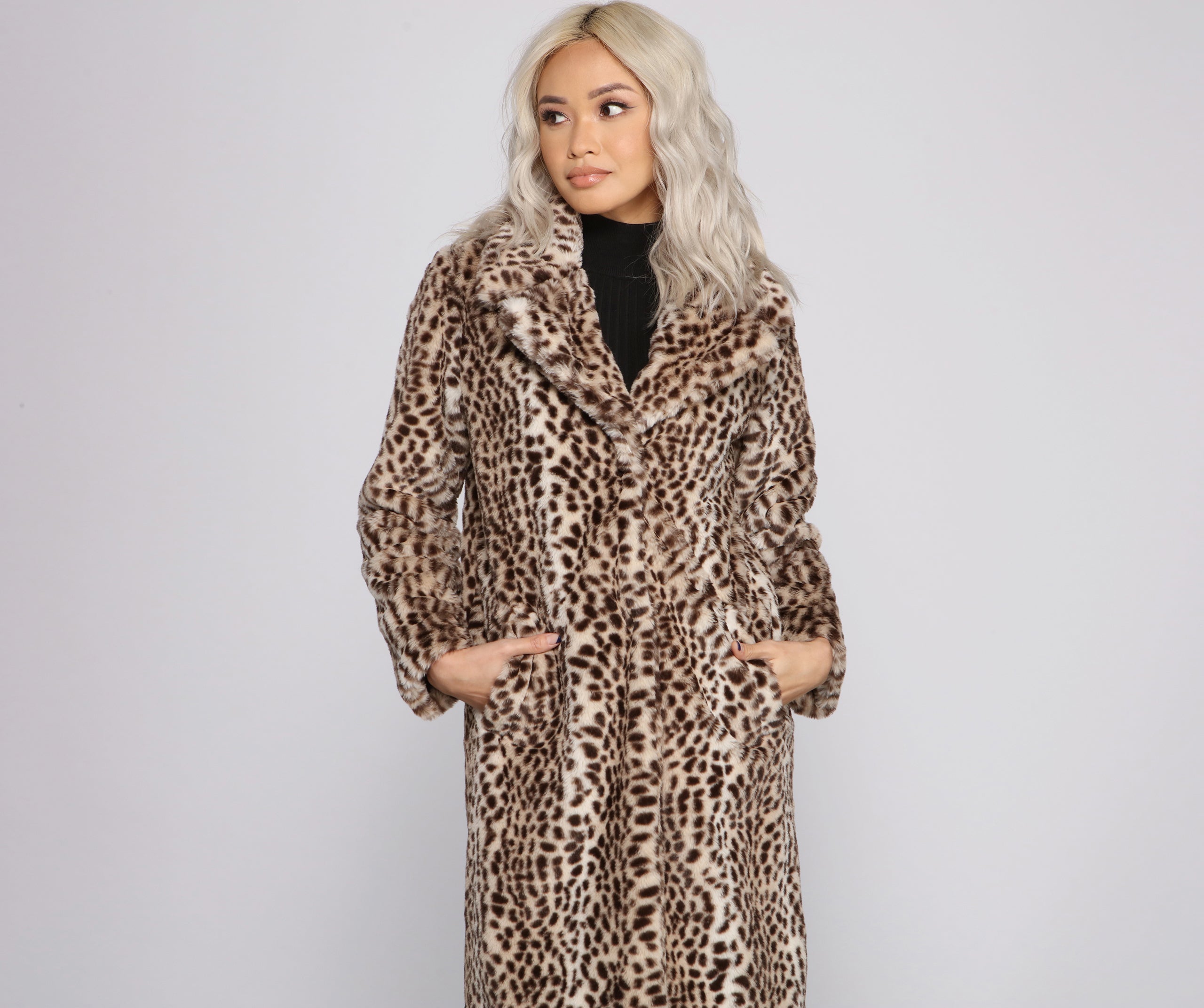 Faux-Ever Fashionable Long Coat