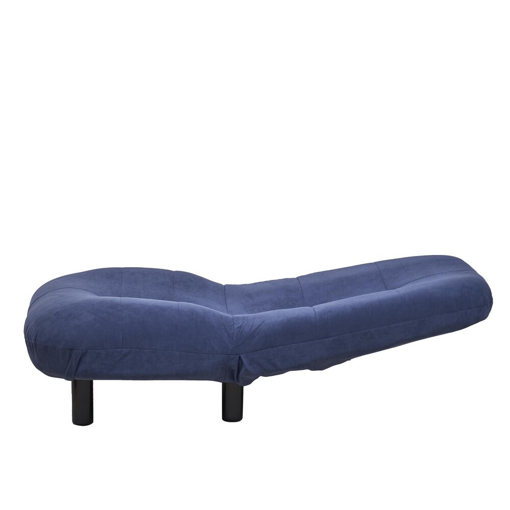 KOSSMAI Single Reclining Japanese Style Sofa Lazy Chair Blue