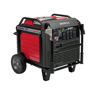 Honda Inverter 7000-Watt Standby Gasoline Generator 120240V Single Phase with Bluetooth and 10 Circuit Auto Transfer Switch HP2S-EU7000