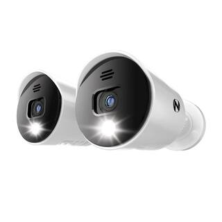 Night Owl DP2 Series 1080p Wired Spotlight Cameras with Audio (2-Pack) CAM-2PK-DP2LSA