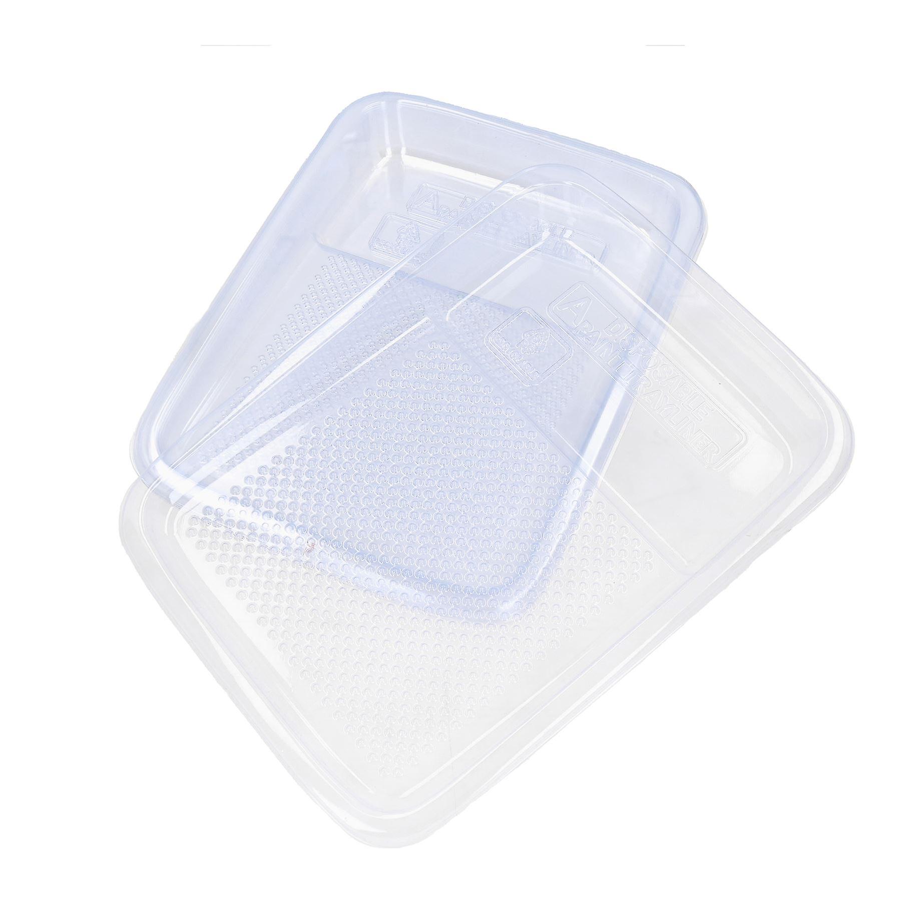 Clear Plastic Disposable Roller Tray Liners for 230mm / 9” Roller Trays 15pk