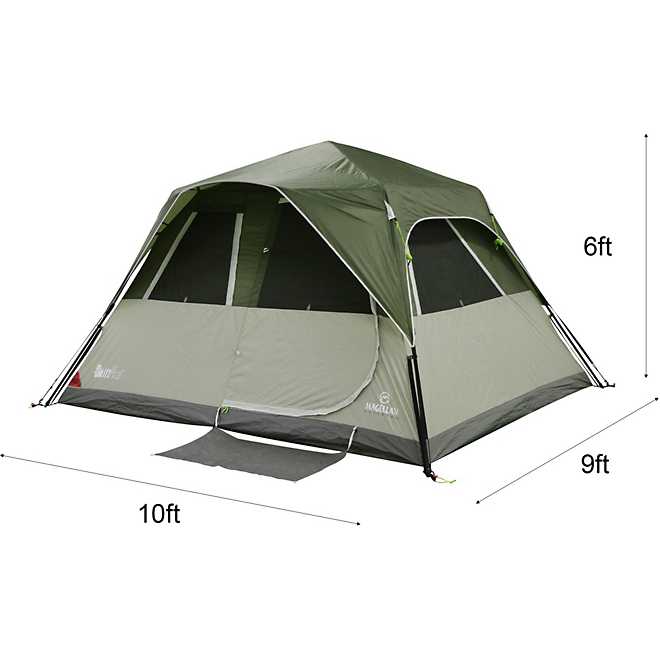 Magellan Outdoors SwiftRise 6-Person Lighted Cabin Tent