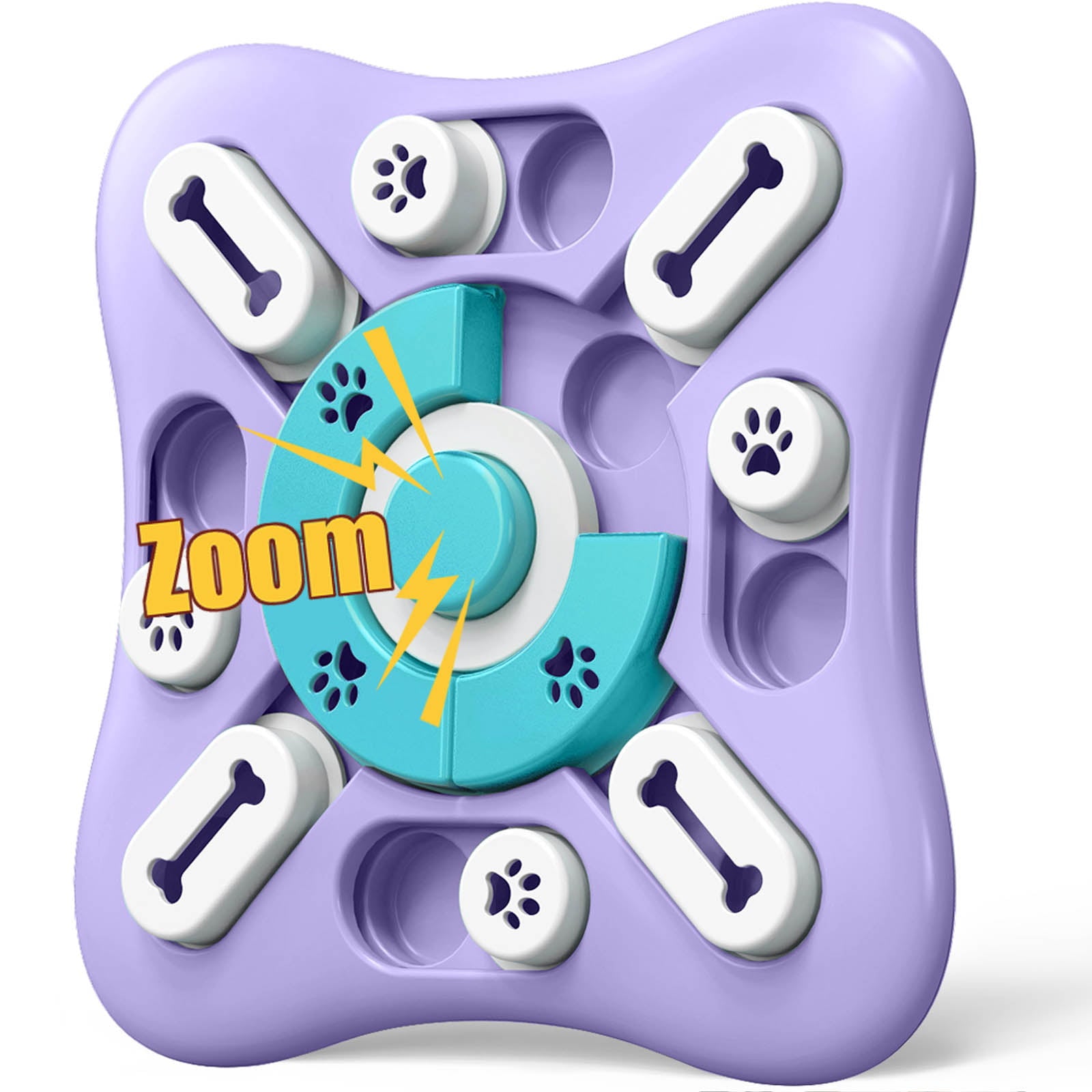 Siaomo Dog Puzzle Toys Interactive Dog Toys，Dog Treat Puzzle for IQ Training and Mental Enrichment，Dog Puzzle Toys for Large Dogs Smart Dogs，DogandCats Fun Feeding，Slow Feeding to Aid Pets Digestion