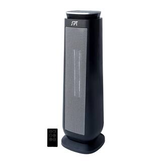 SPT 1500-Watt 23 in. Electric Forced Air Ceramic Space Heater with Timer and Remote SH-1515A