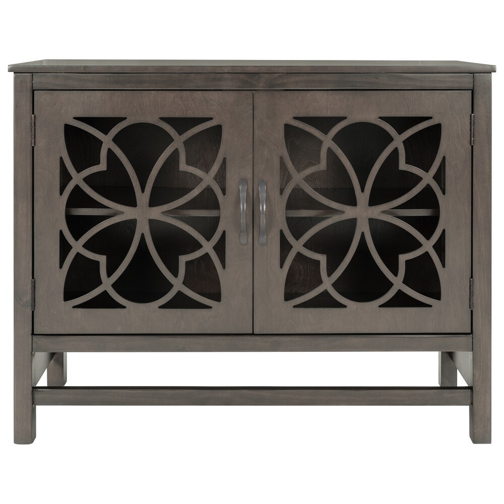 Decorative Wood Accent Storage Cabinet