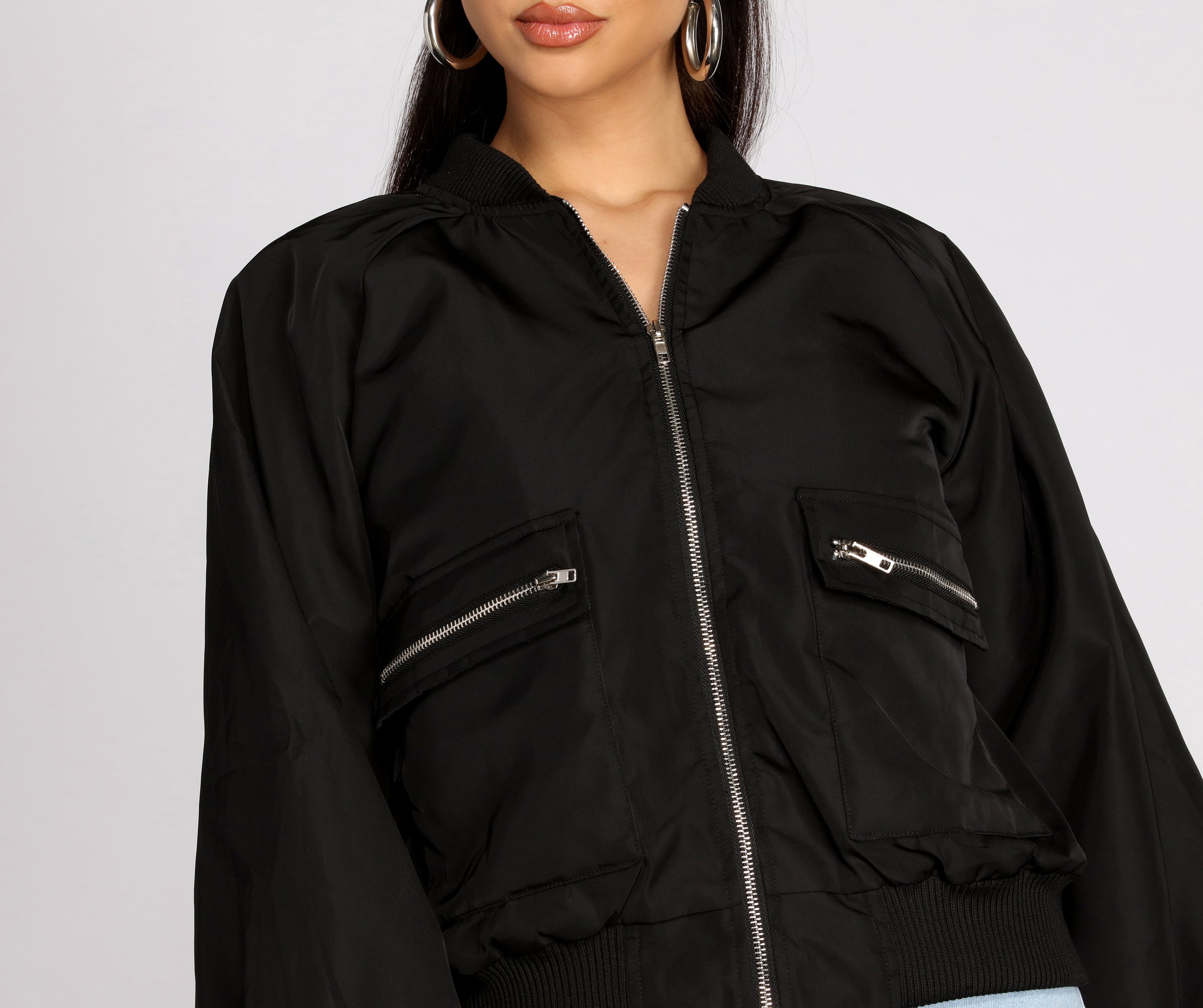 Zip It Up Bomber Jacket