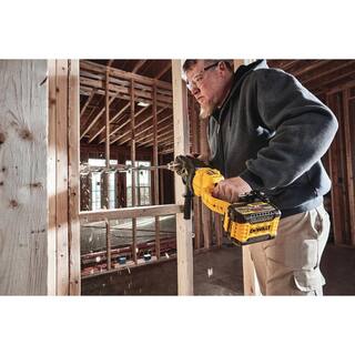 DW FLEXVOLT 60V MAX Cordless In-line 12 in. Stud and Joist Drill with E-Clutch and (1) FLEXVOLT 9.0Ah Battery DCD470X1