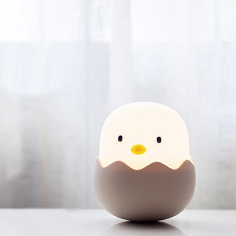 Eggshell Silicone Night Light Led Charging Intelligent Induction Children's Bedside Lamp