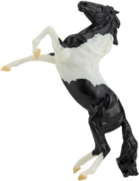 Breyer Horses Freedom Series Horse Black Pinto Rearing Mustang Collectible Toy Horse