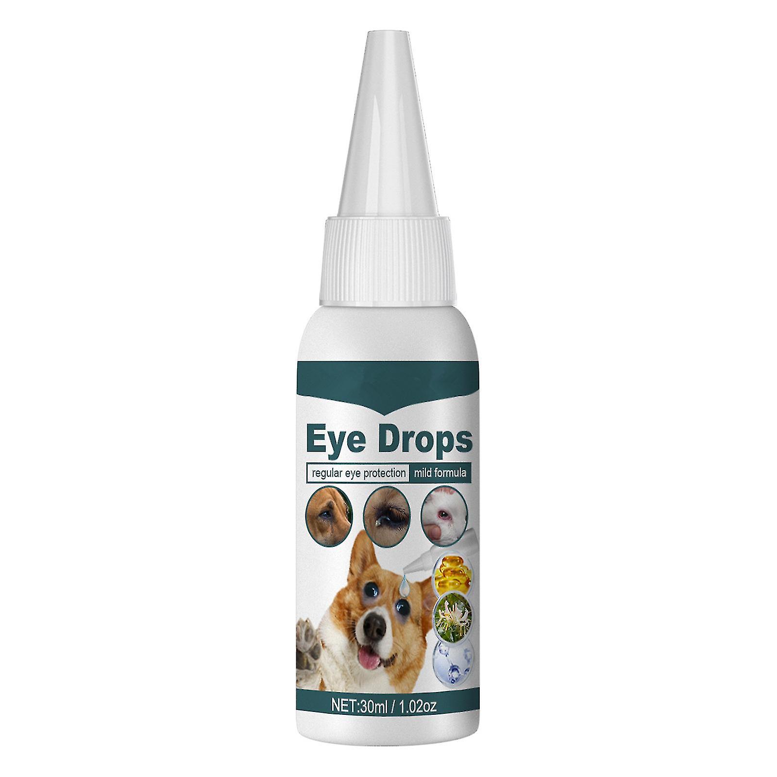 Pet Eye Drops For Dogs Cats， To Remove Tear Marks， Relieve Eye Itching， Gentle Cleansing Eye Drops， Pet Supplies