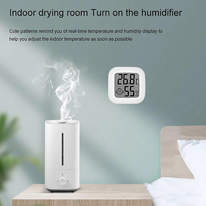 Mini Indoor Thermometer Lcd Digital Temperature Room Hygrometer Gauge Sensor Humidity Meter Indoor Thermometer Temperature