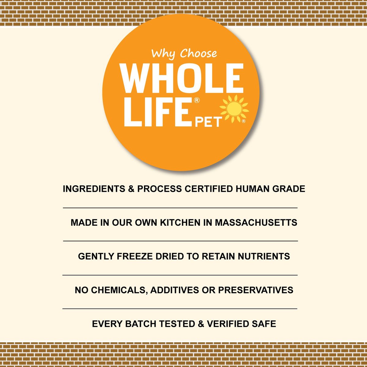 Whole Life Just One Ingredient Pure Chicken Breast Freeze-Dried Dog Treats