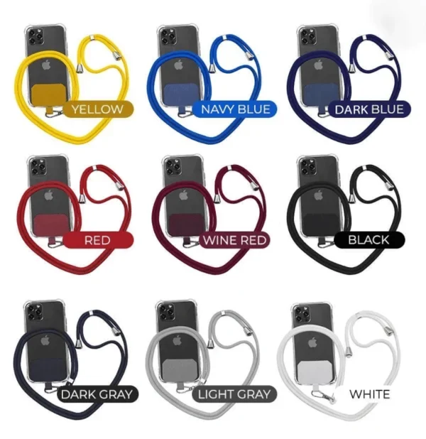 (🔥2023 Hot Sale - Save 49% OFF🔥) Universal Crossbody Nylon Patch Phone Lanyards-Buy one, get one free. Only 9.9 per unit