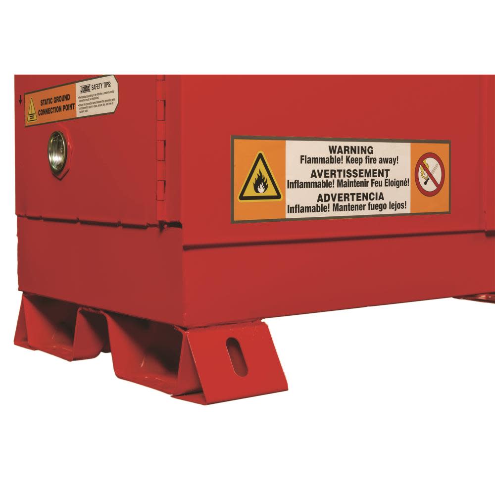 30 Gallon Combustible Manual Close Safety Cabinet ; Red ;