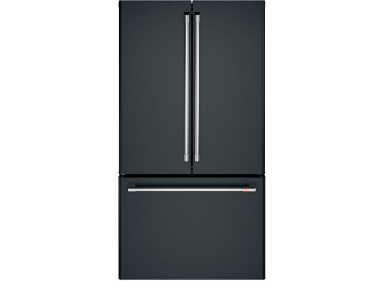 Cafe 23.1 Cu. Ft. Matte Black Counter-Depth French Door Refrigerator