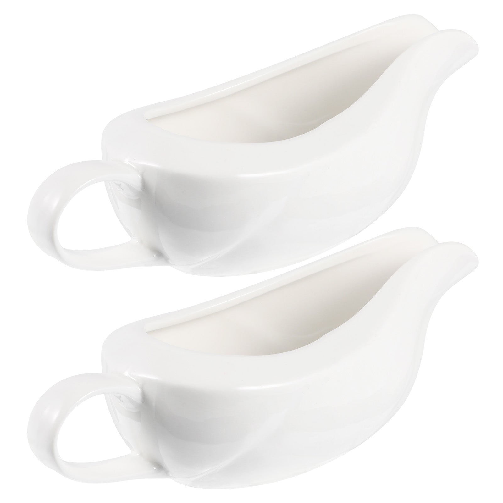 Nuolux Sauce Bowl Gravy Boat Dish Boats Saucier Pourer Dressing Spoon Salad Ceramic Server Pepper Servingwestern