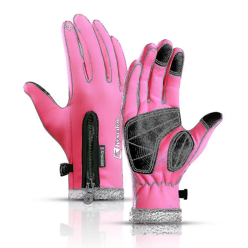 Winter Themal Touchscreen Gloves Anti-slip Windproof Cycling Gloves-cl.