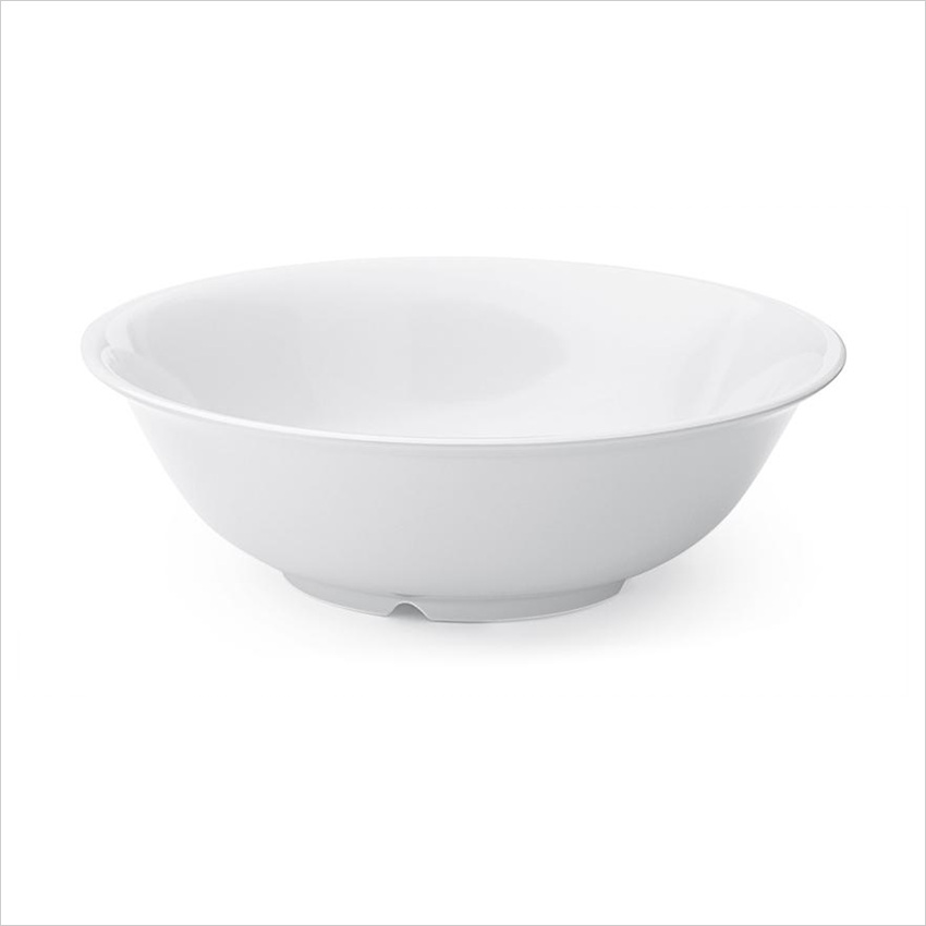 Supermel 1.6 qt 8.75 x 2.75 Bowl White Melamine