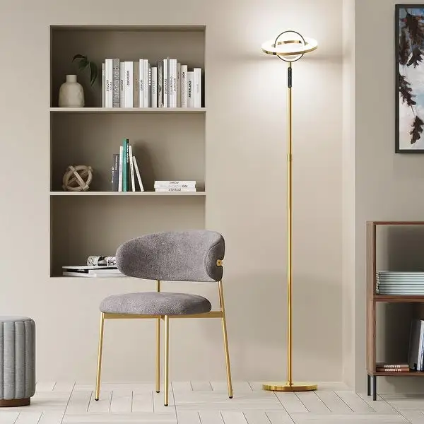 LED Floor Lamp with Adjustable Color Temperature and Remote Control