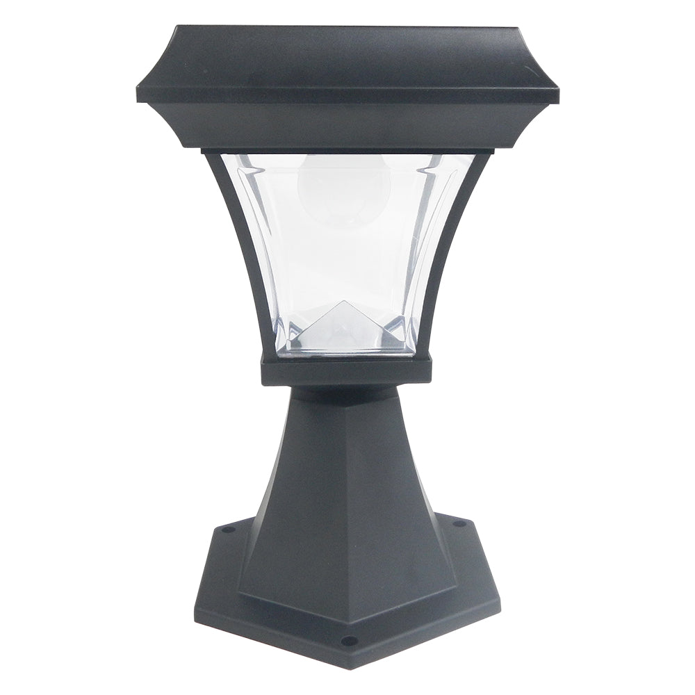 iGlow Outdoor Garden Solar Lamp Post Light  w/ 2 Bright White SMD LED Streetlight Style Landscape Path Deck Dual Purpose