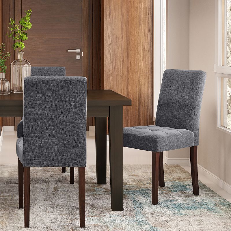 Simpli Home Andover Parson Dining Chair 2-piece Set