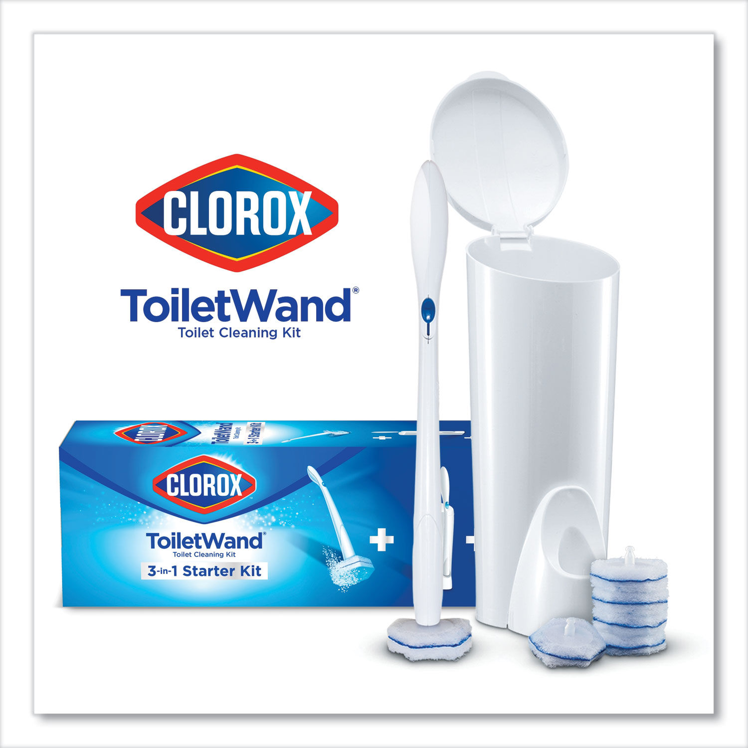 ToiletWand Disposable Toilet Cleaning System: Handle by Cloroxandreg; CLO03191