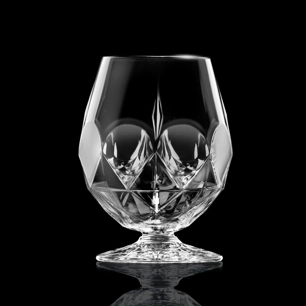 Lorren Home Trends Sniffer 16 oz. Crystal Whiskey-Glencairn Drink ware Glass Set of 6 269750