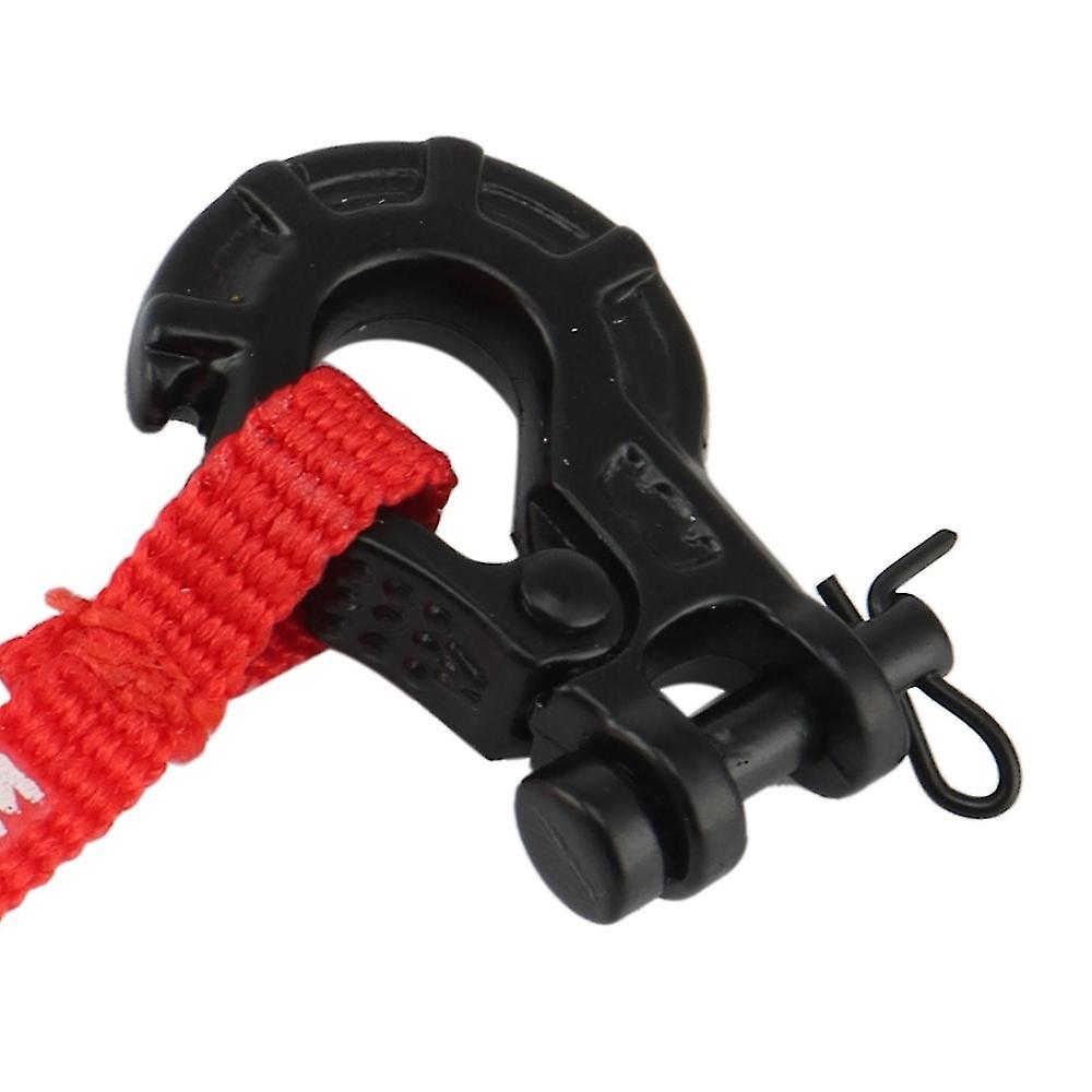 Winch Hook With Pull Strap For 1/10 Rc Car Axial Scx10 Traxxas Trx4，1