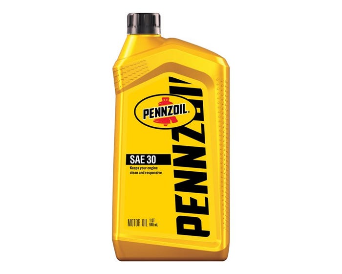 Pennzoil SAE 30 Motor Oil， 1 Quart -550034991