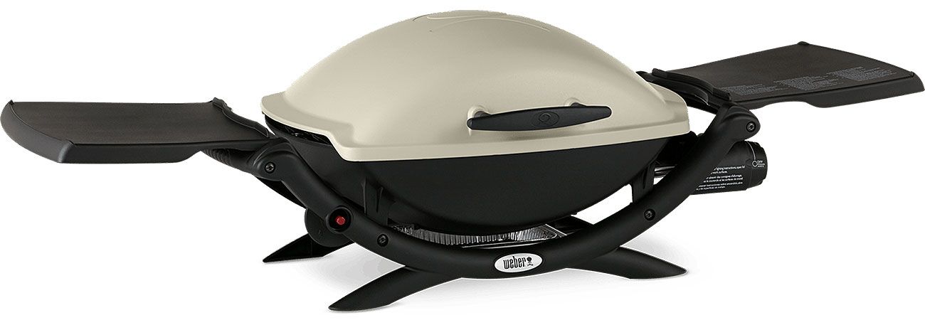 Weber Q 2000 Titanium Portable Liquid Propane Gas Grill