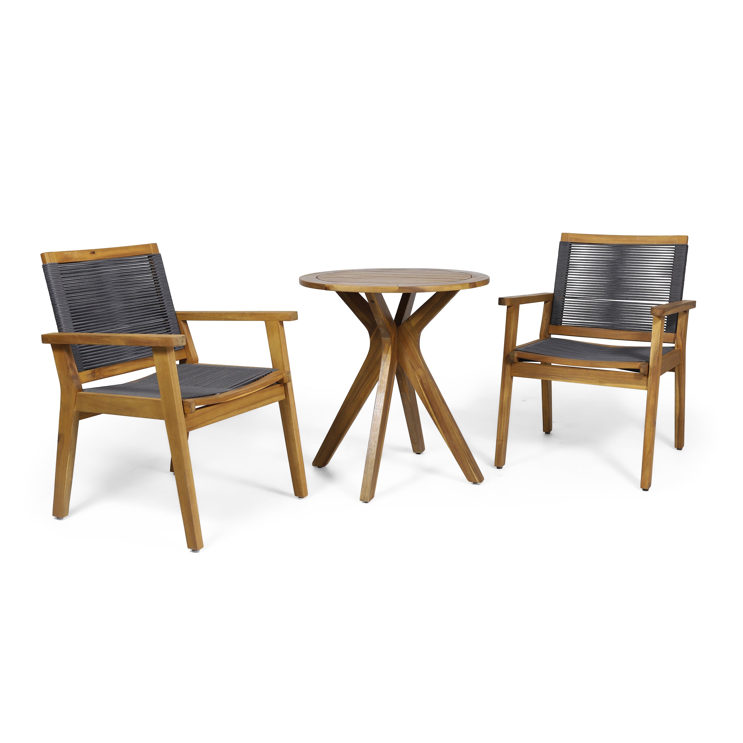 Specter Outdoor Acacia Wood Bistro Set