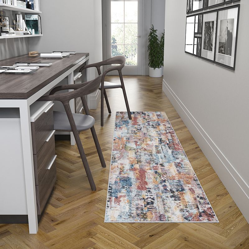 KHL Rugs Newhaven Contemporary Abstract Area Rug