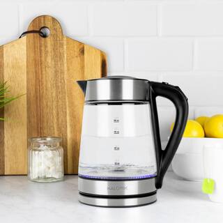 KALORIK 7-Cup Cordless Glass Electric Kettle JK 45907 SS