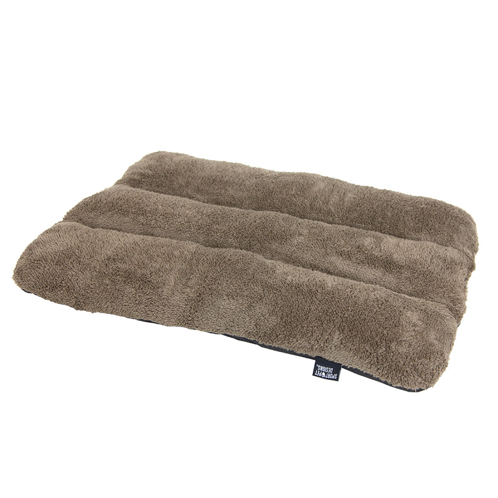 Sport Pet Waterproof Dog Bed, Brown, 46"L x 30"W x 3.9"H, Fits SportPet Airline Kennel