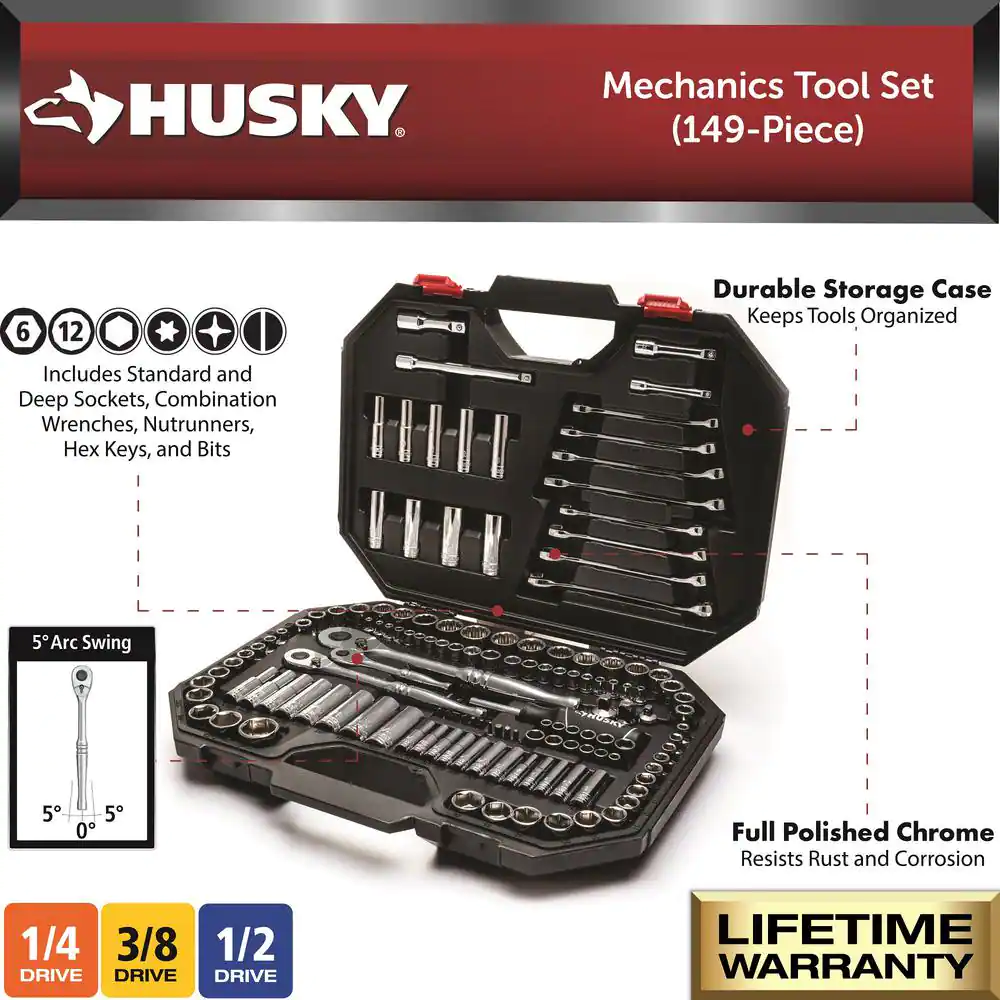 Husky Mechanics Tool Set (149-Piece)