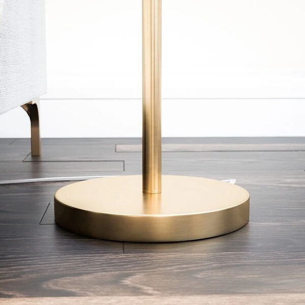 Thomas Brushed Steel Floor Lamp - Exclusive Version