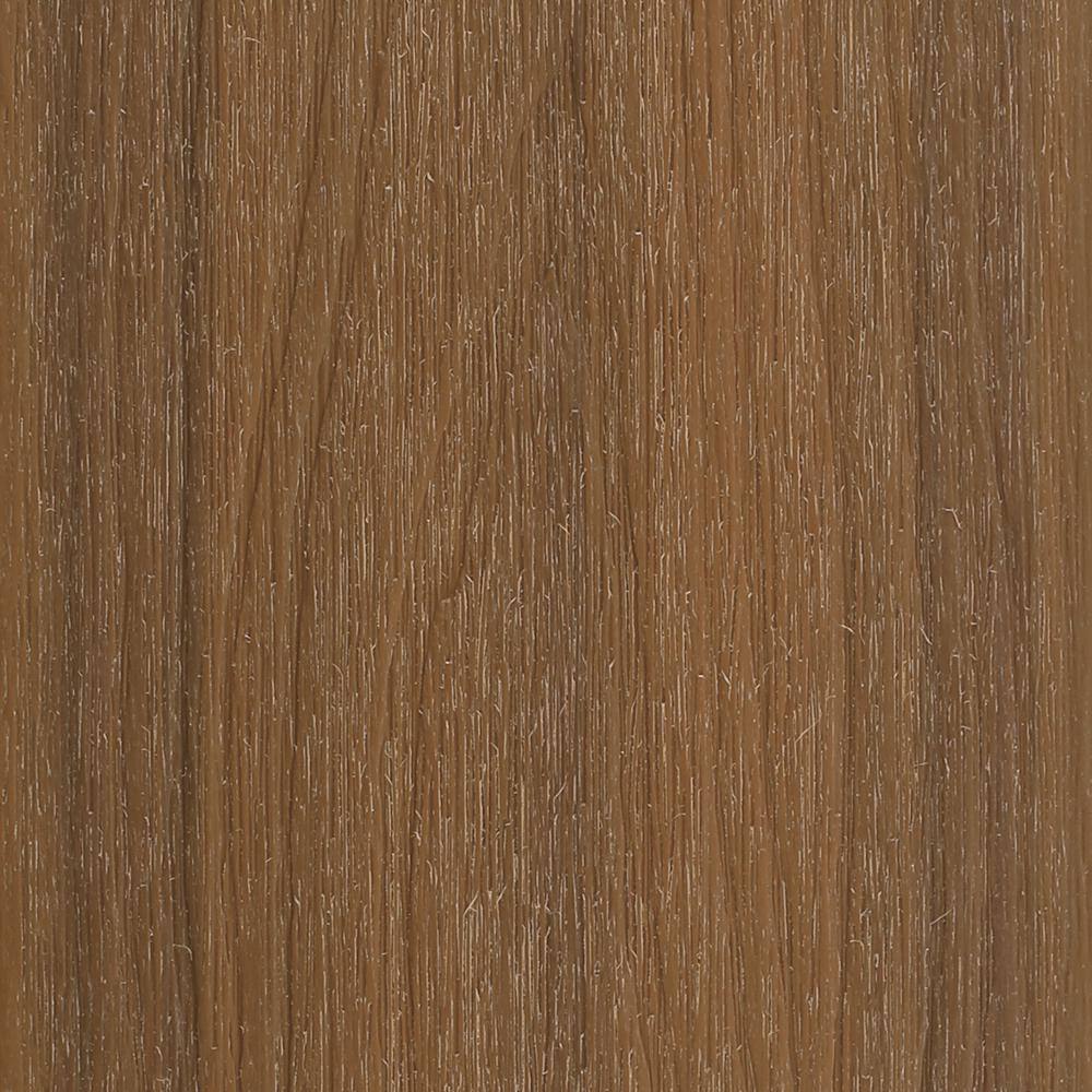 NewTechWood UltraShield Naturale Columbus 1 in. x 6 in. x 1 ft. Peruvian Teak Composite Hybrid Deck Board Sample US33-16-N-TK-S