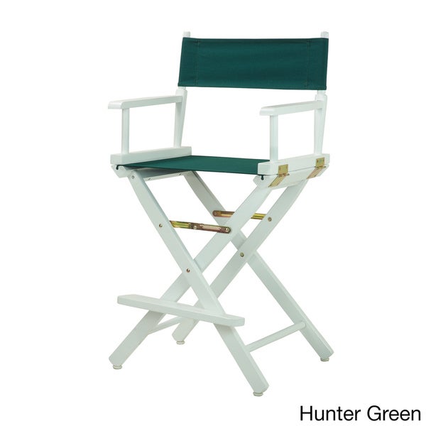 White Frame 24-inch Director's Chair