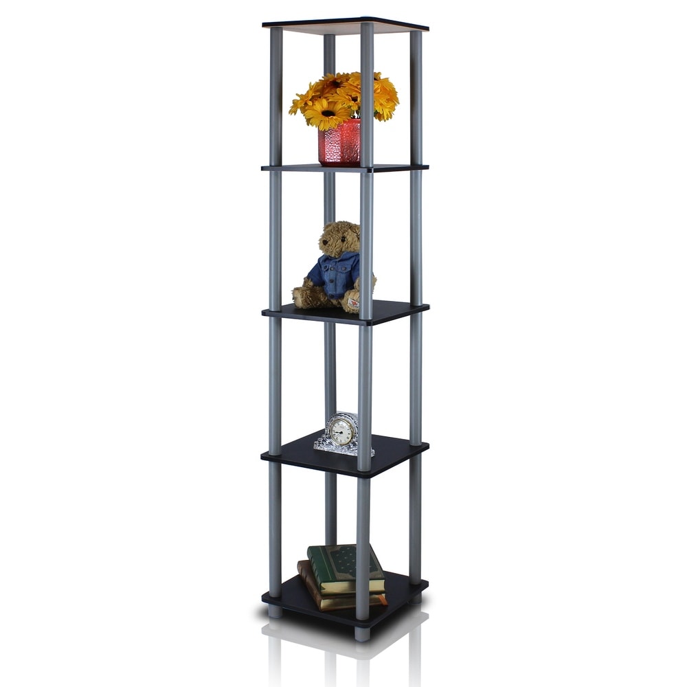 Porch   Den St. Marks 5 tier Corner Square Display Shelf