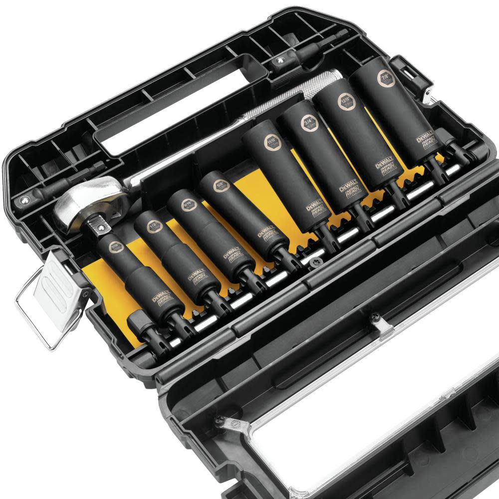 1/2-in 10Pc Impact Ready Socket Set ;