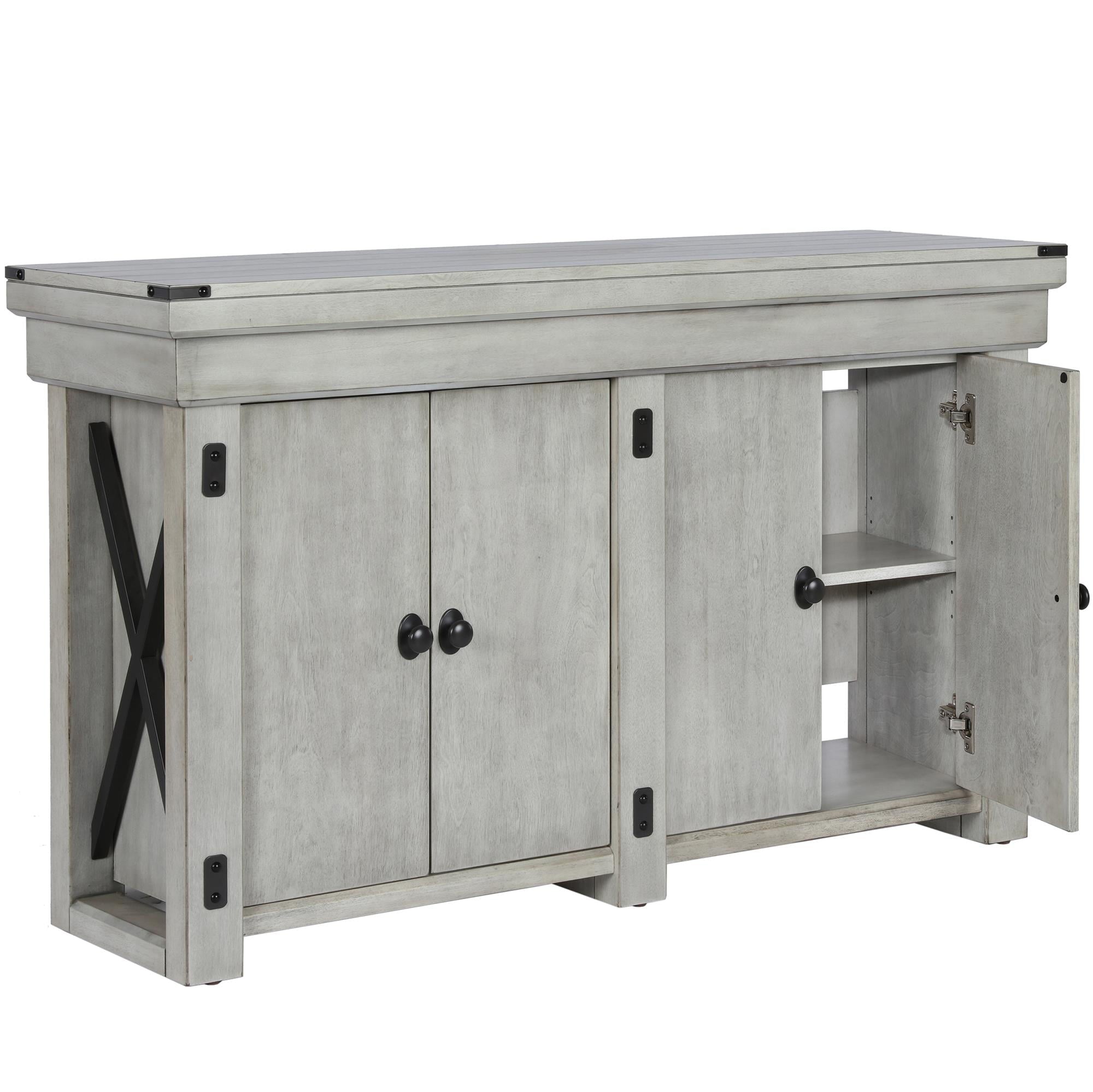 Flipper by Ollie and Hutch Wildwood 55 Gallon Aquarium Stand， Rustic White