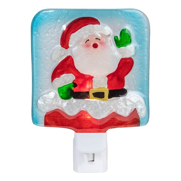 6 Red and White Santa Claus Christmas Night Light