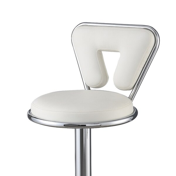 Poundex Adjustable Height and Swivel Barstool - 34