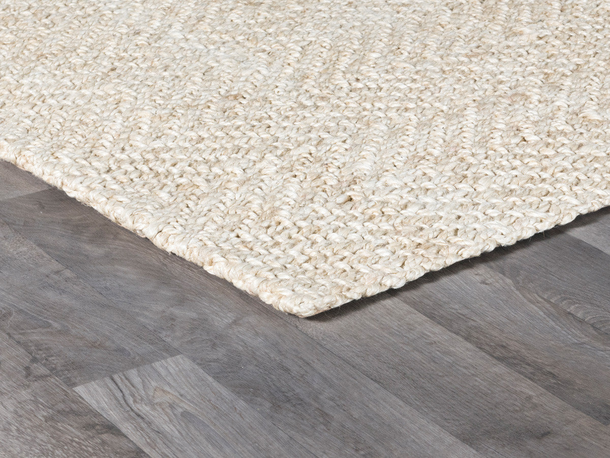 Herringbone Rug in Ivory