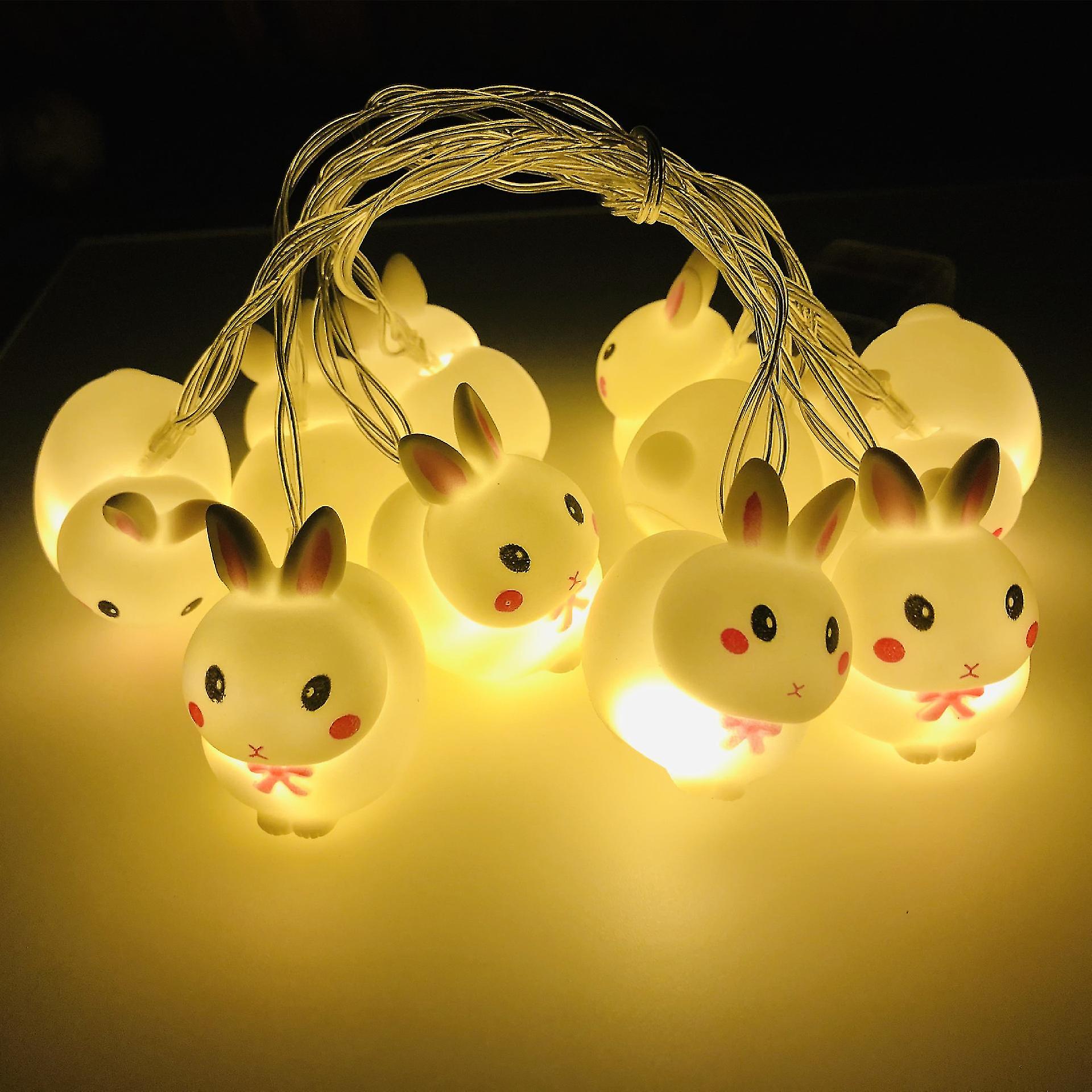 Easter Decoration Easter Bunny 20 Led Fairy Lights Decoration 300cm (without Battery)