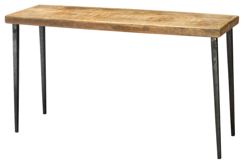 Nature Console Table   Industrial   Console Tables   by Peachtree Fine Furniture  Houzz