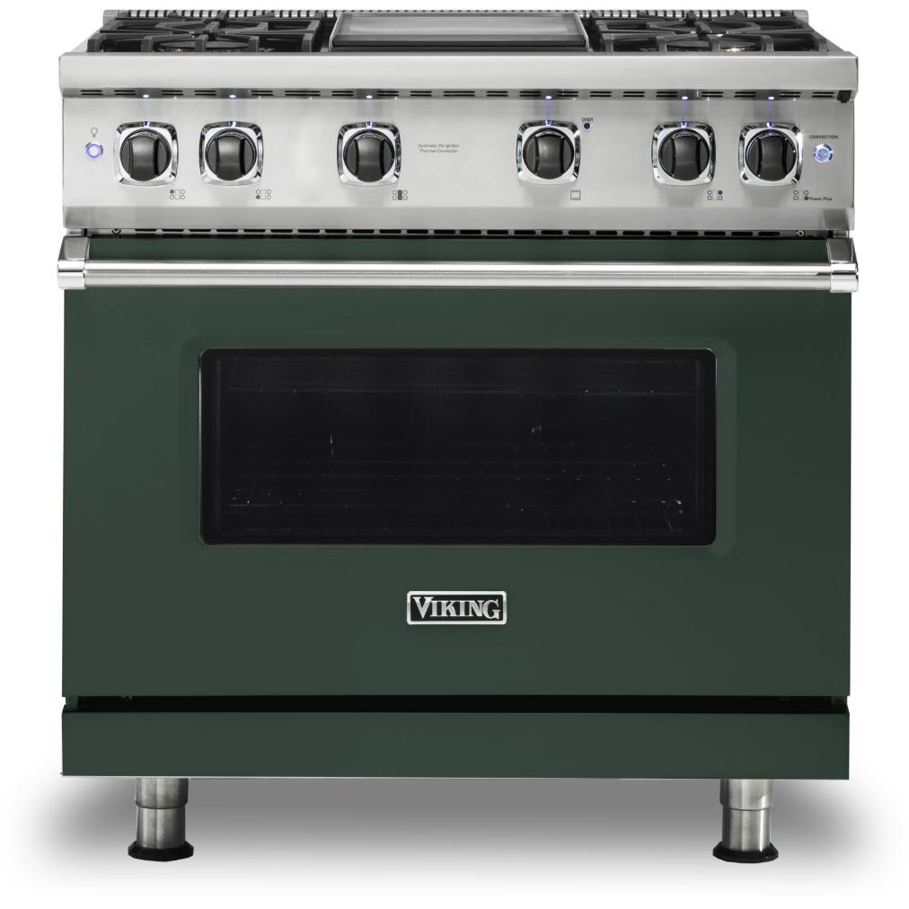 Viking 36-inch Freestanding Gas Range with GourmetGlo VGR536-4GBFLP