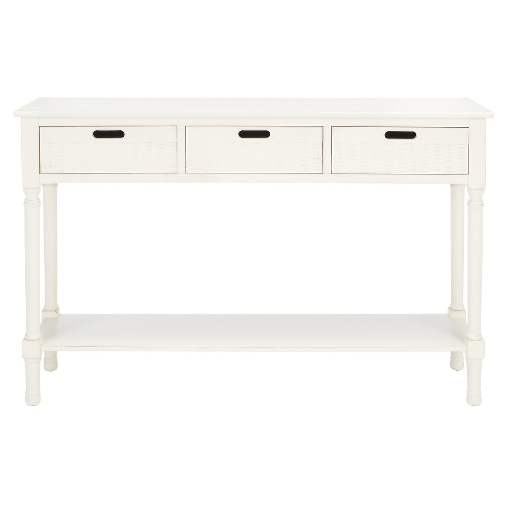 SAFAVIEH Landers 3 Drawer Console Table   47.3\