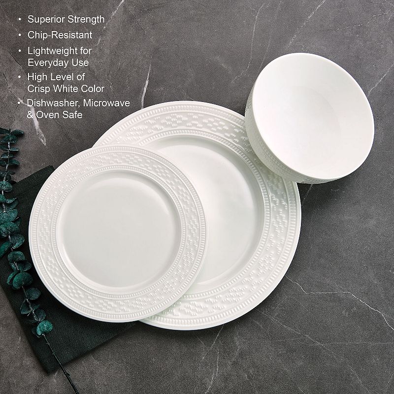 Mikasa Haven Bone China 12 pc Dinnerware Set